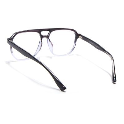 Voyage Black & Clear Wayfarer Eyeglasses for Men & Women (28365MG4373-C5)