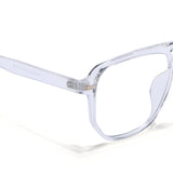 Voyage Transparent Wayfarer Eyeglasses for Men & Women (28365MG4374-C2)