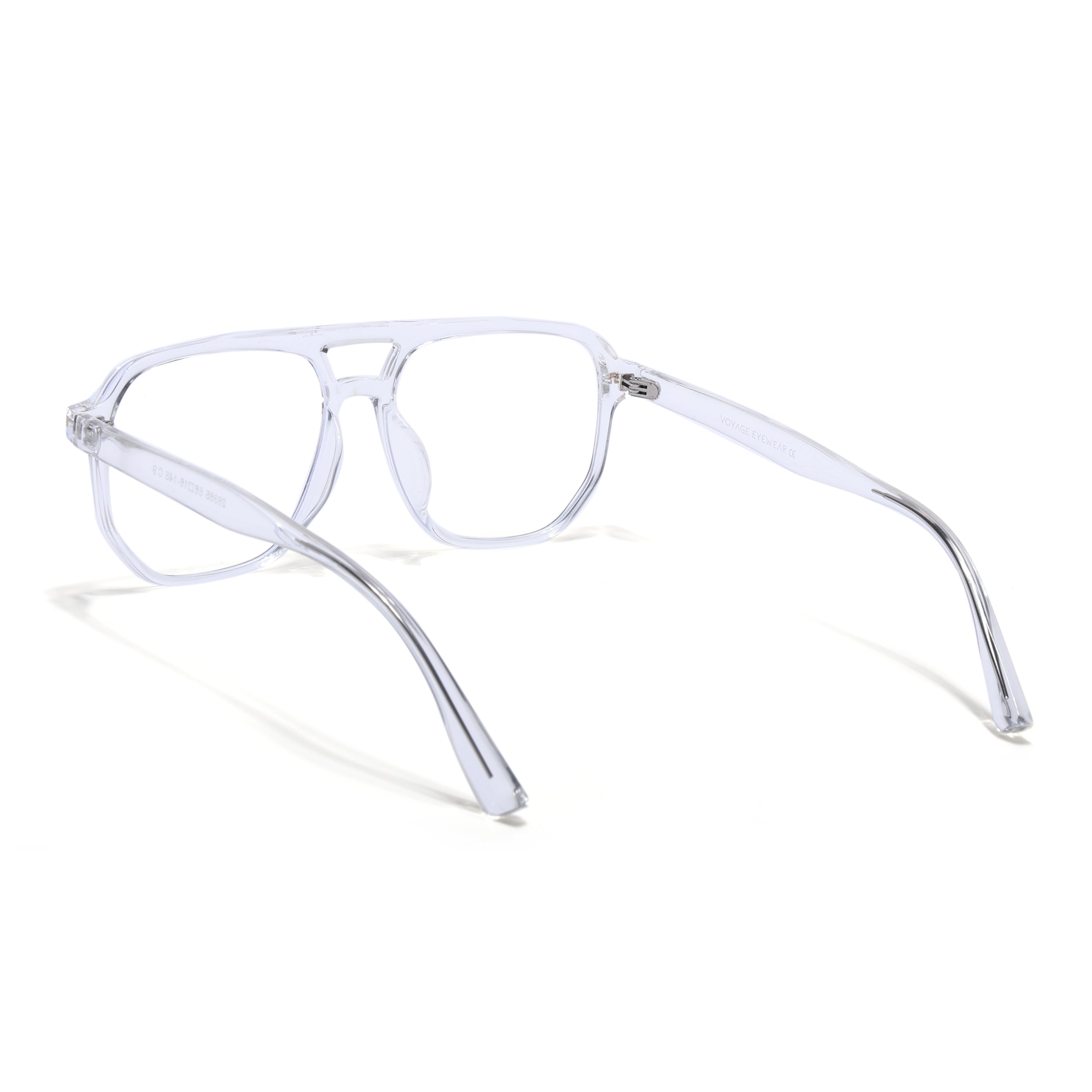 Voyage Transparent Wayfarer Eyeglasses for Men & Women (28365MG4374-C2)