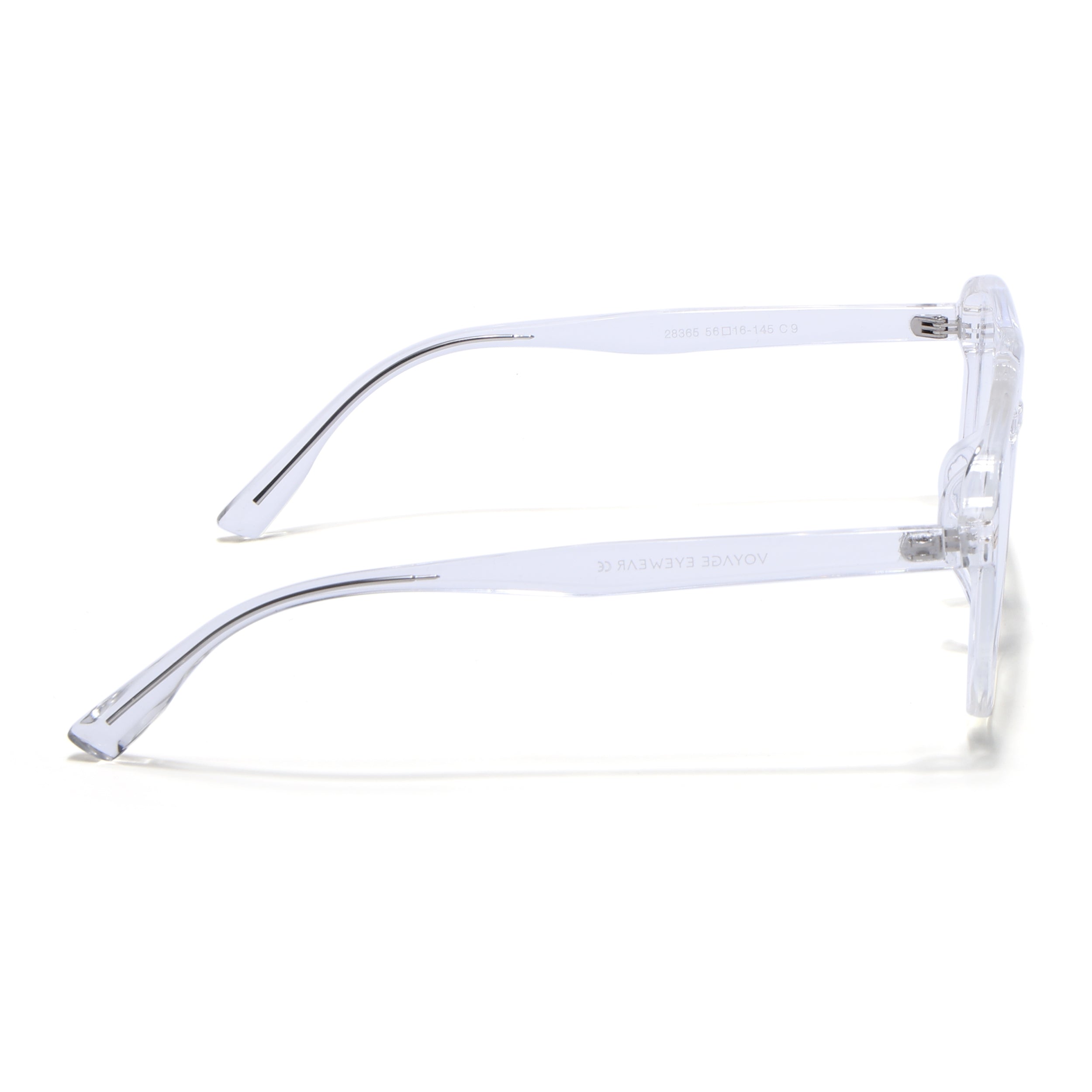 Voyage Transparent Wayfarer Eyeglasses for Men & Women (28365MG4374-C2)