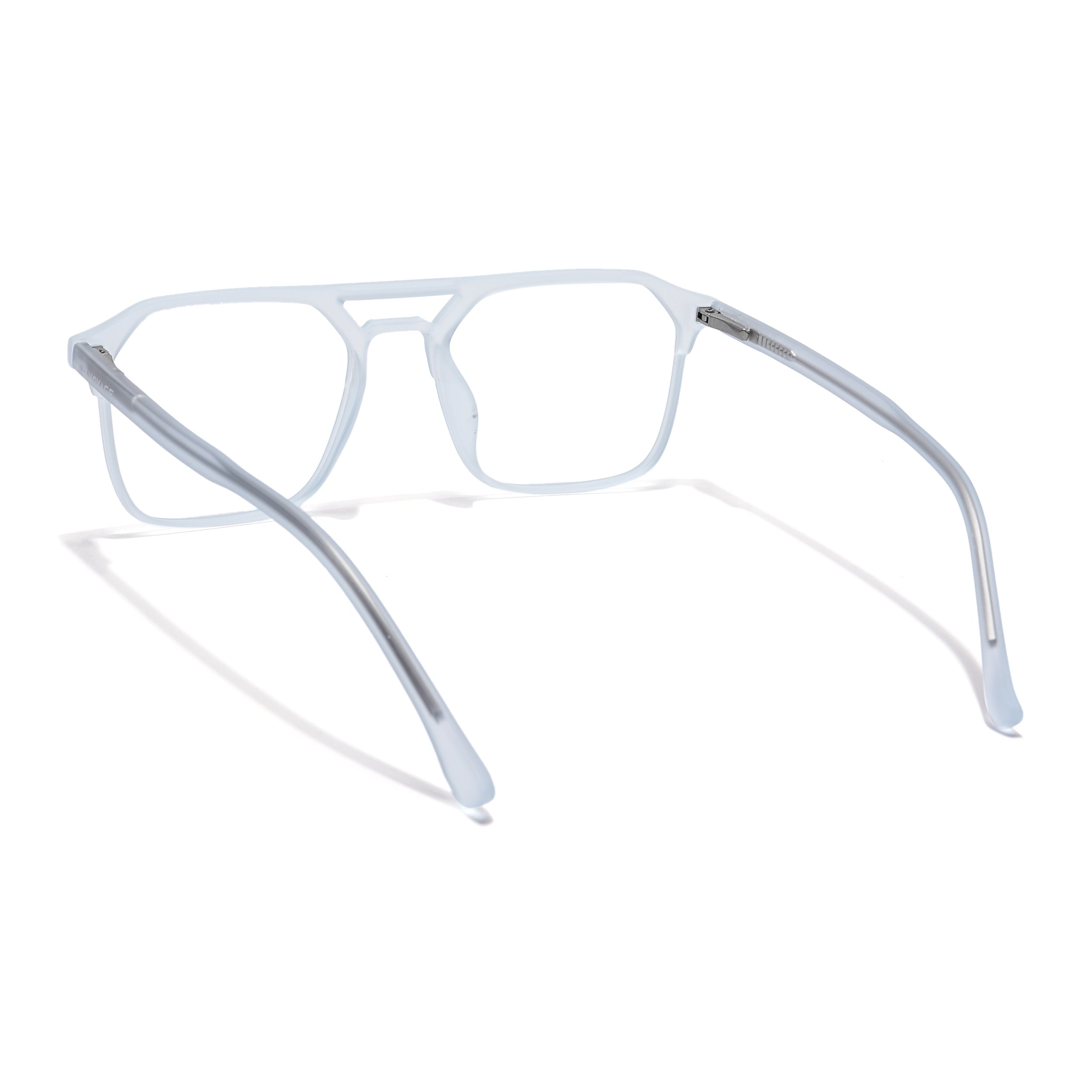 Voyage Thin Light Blue Square Eyeglasses for Men & Women (28801MG6503-C5)