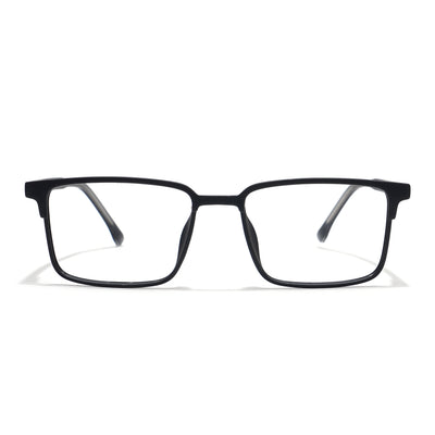 Voyage Black Square Eyeglasses for Men & Women (28802MG6506-C1)