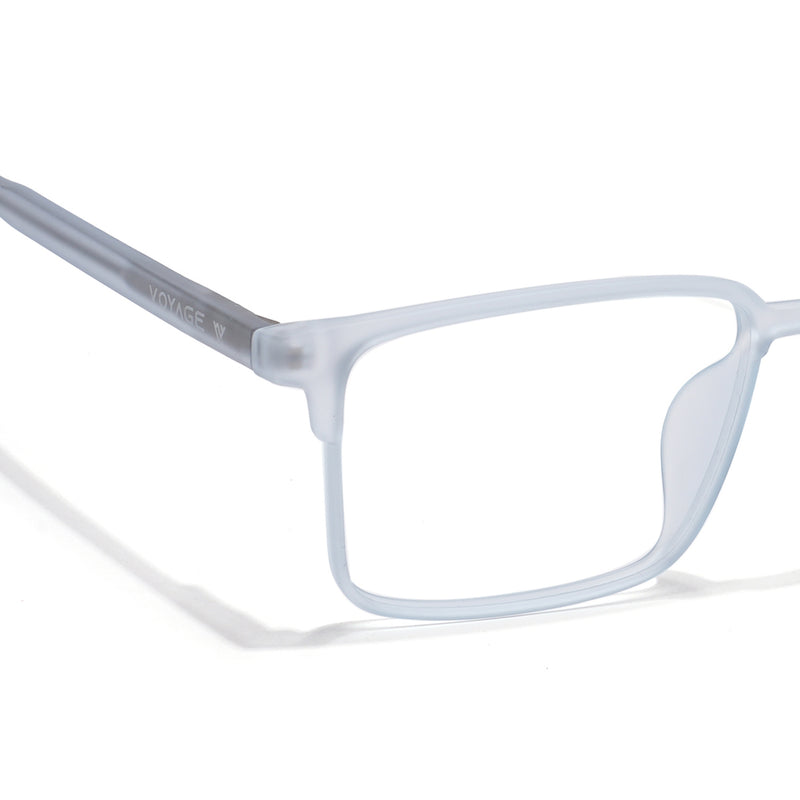 Voyage Light Blue Square Eyeglasses for Men & Women (28802MG6510-C5)