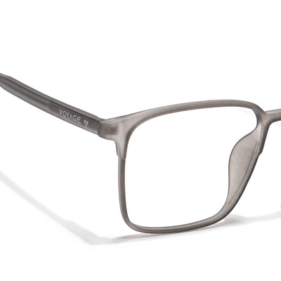 Voyage Grey Square Eyeglasses for Men & Women (28805MG6514-C2)