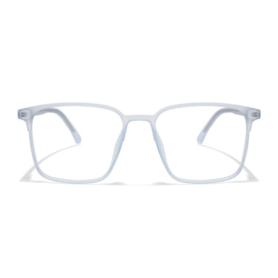 Voyage Light Blue Square Eyeglasses for Men & Women (28805MG6517-C5)