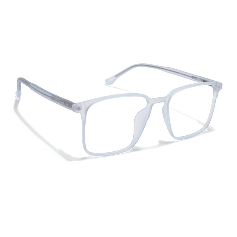 Voyage Light Blue Square Eyeglasses for Men & Women (28805MG6517-C5)