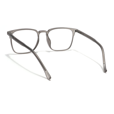 Voyage Grey Square Eyeglasses for Men & Women (28806MG6521-C2)