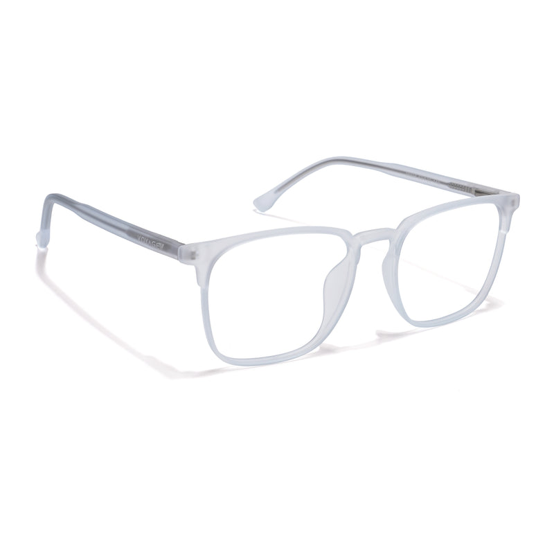 Voyage Light Blue Square Eyeglasses for Men & Women (28806MG6524-C5)