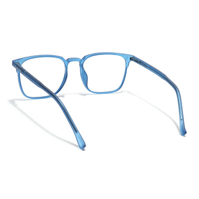 Voyage Navy Blue Square Eyeglasses for Men & Women (28806MG6526-C7)