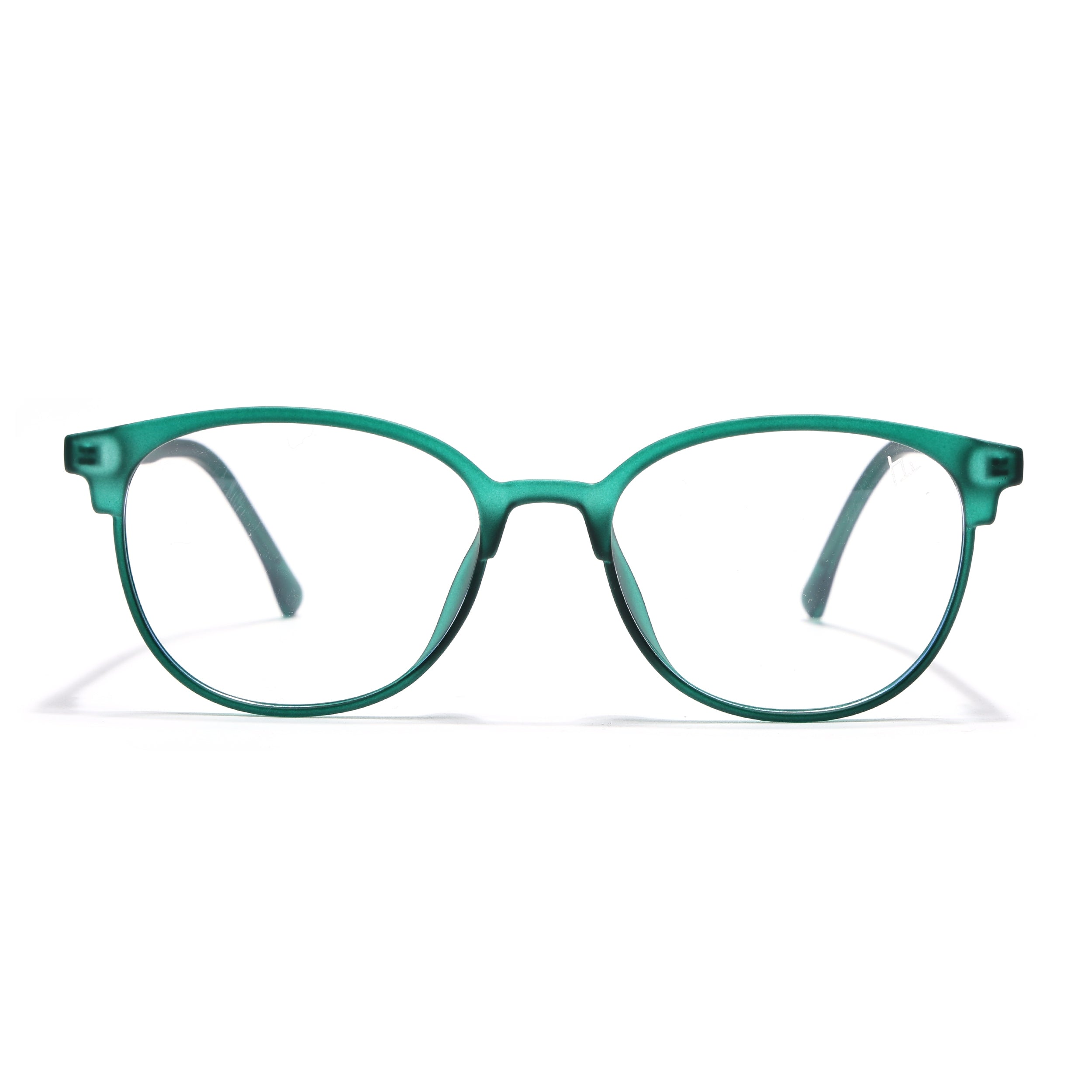 Voyage Thin Green Round Eyeglasses for Men & Women (28810FMG7587)