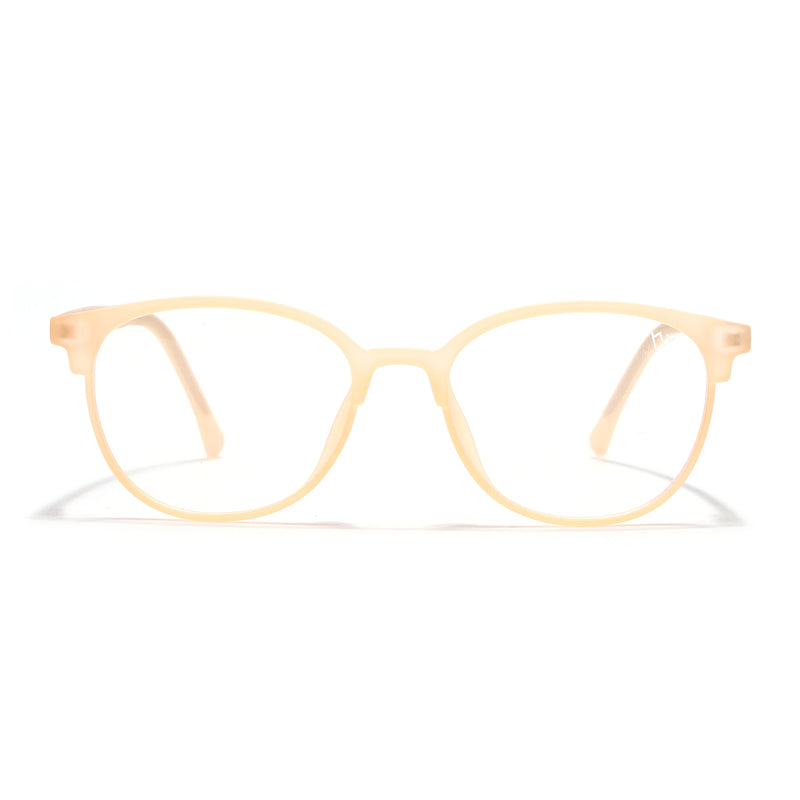 Voyage Thin Peach Round Eyeglasses for Men & Women (28810FMG7588)