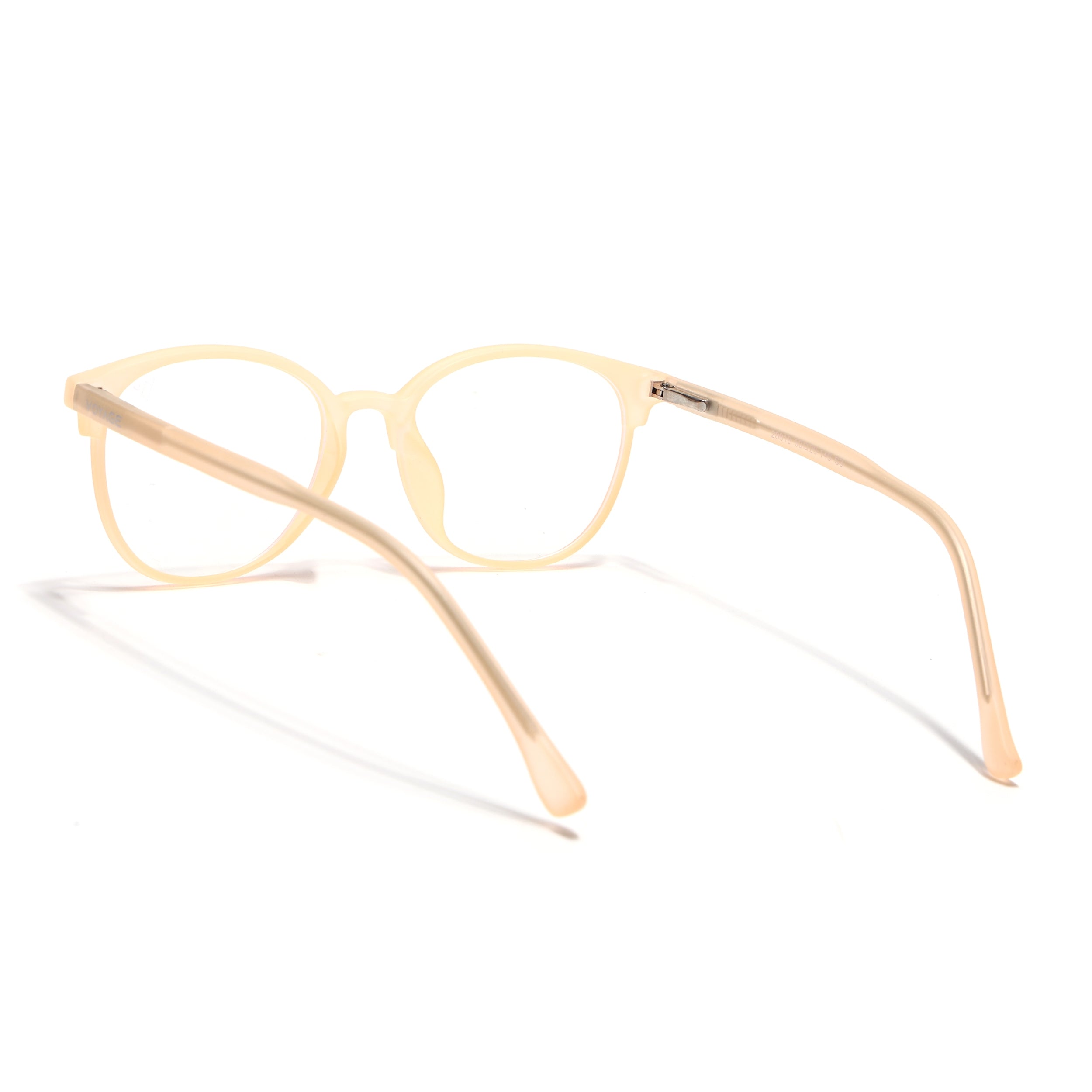 Voyage Thin Peach Round Eyeglasses for Men & Women (28810FMG7588)