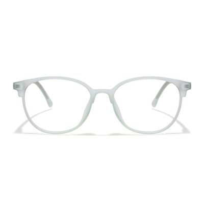 Voyage Thin Light Green Oval Eyeglasses for Men & Women (28810MG6532-C6)