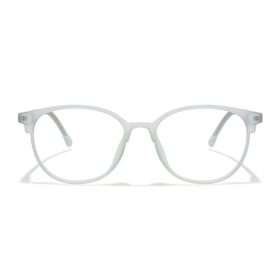 Voyage Thin Light Green Oval Eyeglasses for Men & Women (28810MG6532-C6)