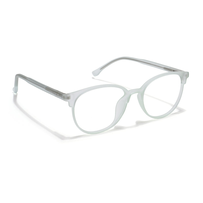 Voyage Thin Light Green Oval Eyeglasses for Men & Women (28810MG6532-C6)