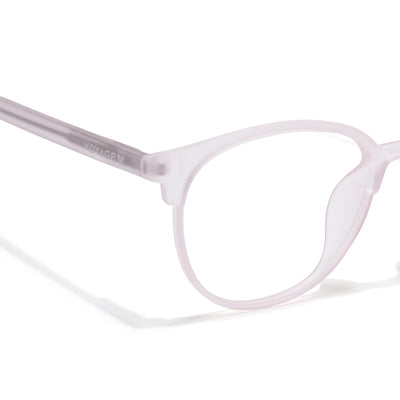 Voyage Light Pink Oval Eyeglasses for Men & Women (28810MG6534-C8)