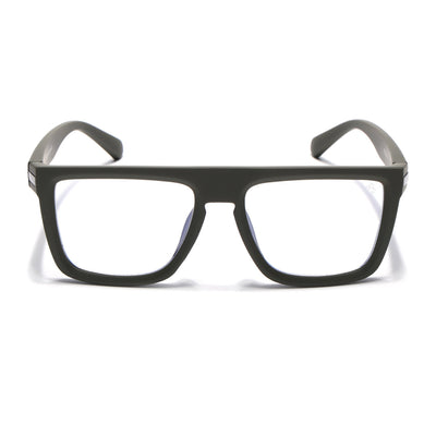 Eyejack Crossline Green Square Eyeglasses for Men & Women (2901FCL2085-C5)