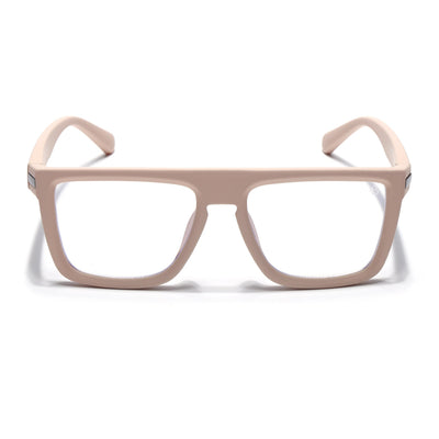 Eyejack Crossline Cream Square Eyeglasses for Men & Women (2901FCL2086-C6)