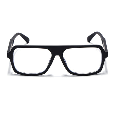 Eyejack Crossline Black Wayfarer Eyeglasses for Men & Women (2904FCL2099-C1)