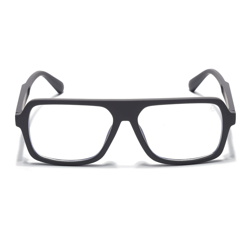 Eyejack Crossline Grey Wayfarer Eyeglasses for Men & Women (2904FCL2100-C2)