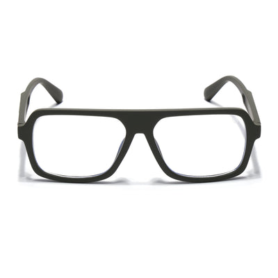 Eyejack Crossline Green Wayfarer Eyeglasses for Men & Women (2904FCL2103-C5)