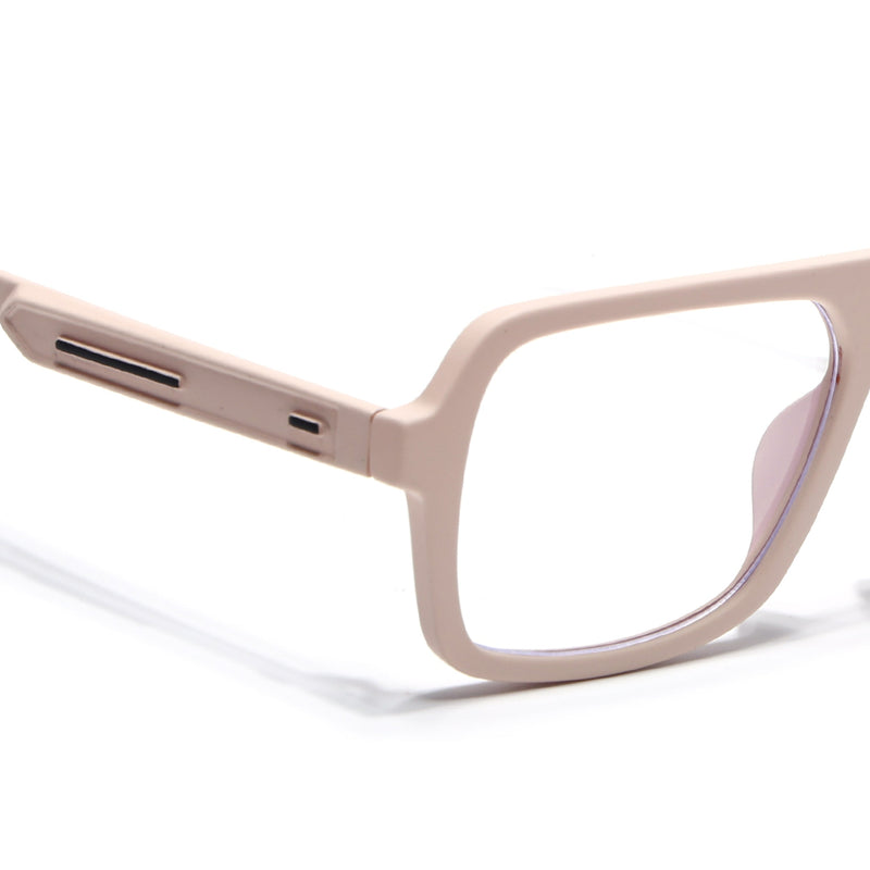 Eyejack Crossline Cream Wayfarer Eyeglasses for Men & Women (2904FCL2104-C6)