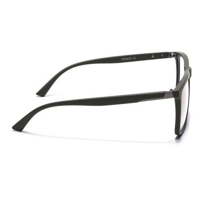Eyejack Crossline Green Square Eyeglasses for Men & Women (2906FCL2115-C5)
