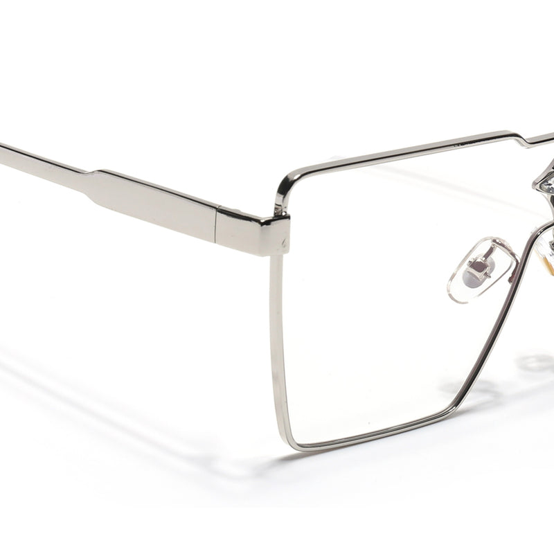 Voyage Silver Wayfarer Eyeglasses for Men & Women (2A621MG5159-C1)