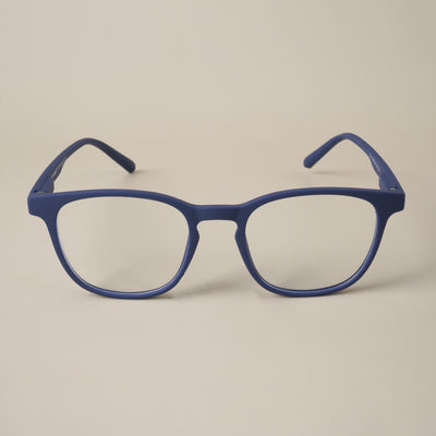 Voyage Air Royal Blue Square Eyeglasses for Men & Women (T011MG4735-C9)