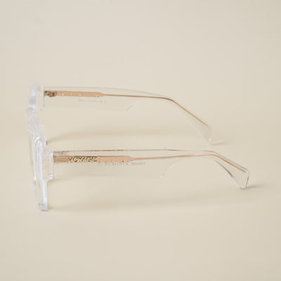 Voyage Goat Transparent Wayfarer Eyeglasses for Men & Women (58972MG4758-C3)
