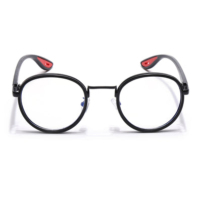 Voyage Grey Round Eyeglasses for Men & Women (2#MG6669-C2)