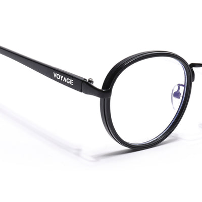 Voyage Grey Round Eyeglasses for Men & Women (2#MG6669-C2)