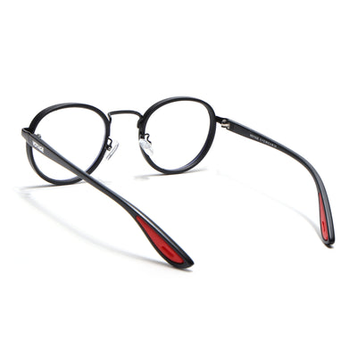 Pilot | Grey Round Eyeglasses for Men & Women | 2#MG6669-C2