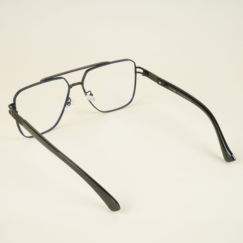 Voyage Black Wayfarer Eyeglasses for Men & Women (1023MG5233-C3)