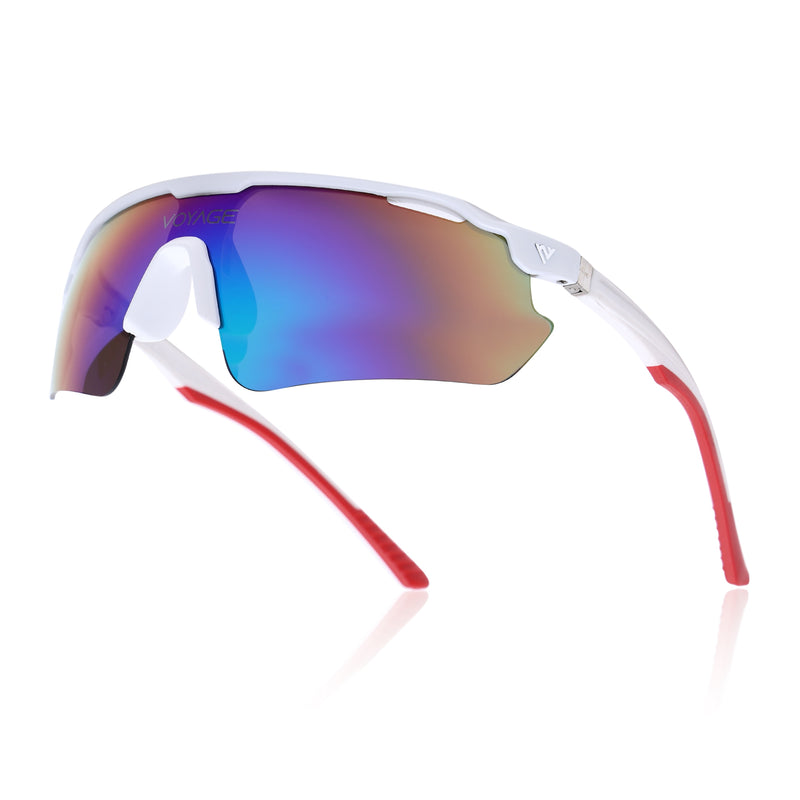 Drift Sunglasses (Multicolor Lens | White Frame - MG5781)