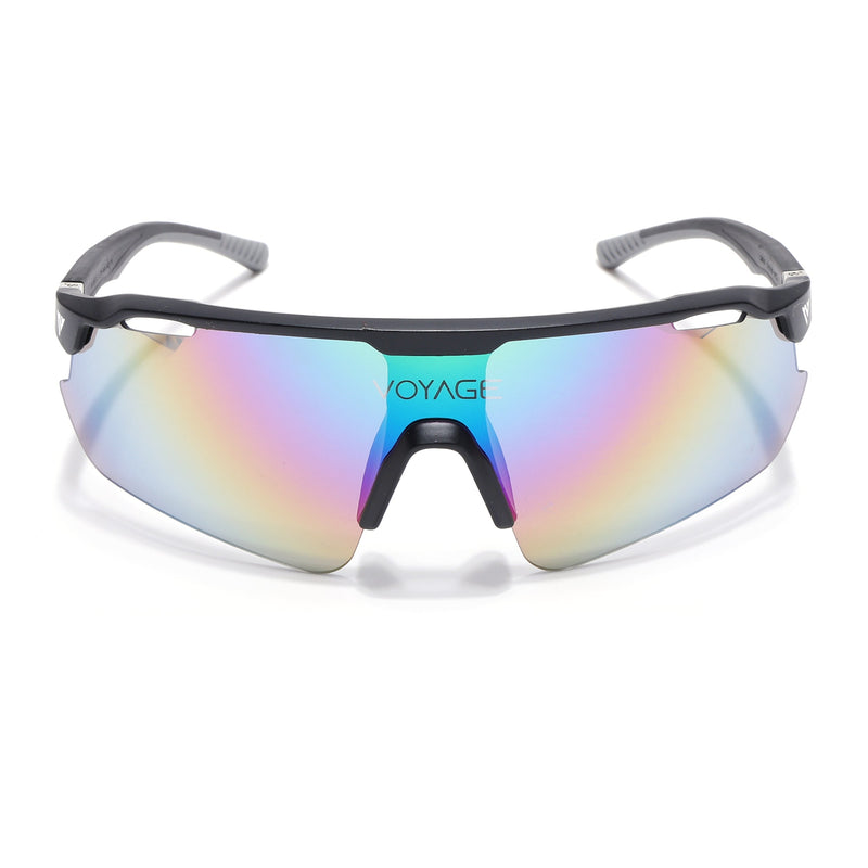Drift Sunglasses (Multicolor Lens | Black Frame - MG5785)