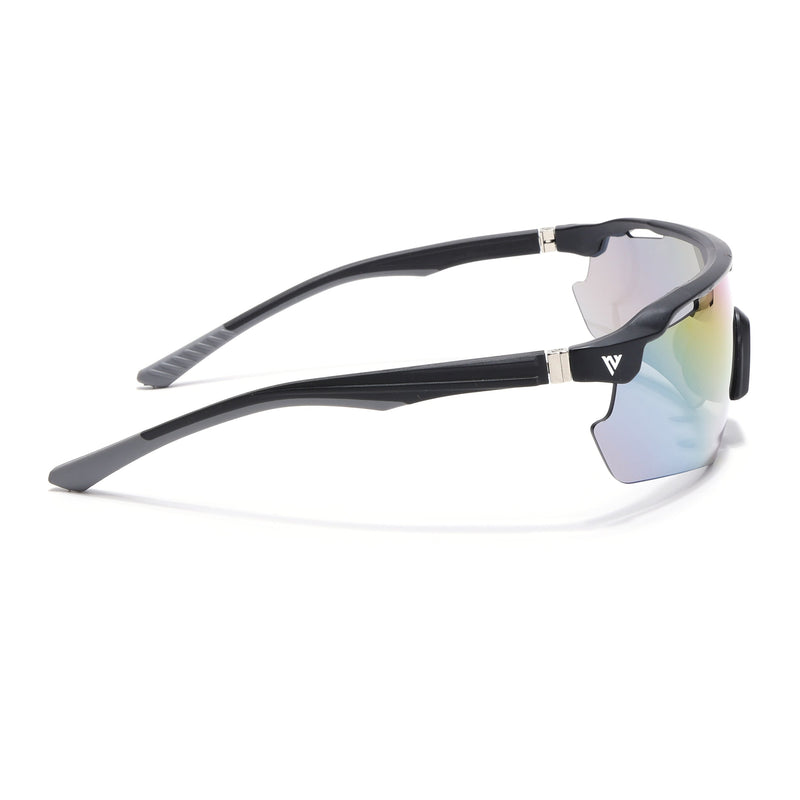 Drift Sunglasses (Multicolor Lens | Black Frame - MG5785)
