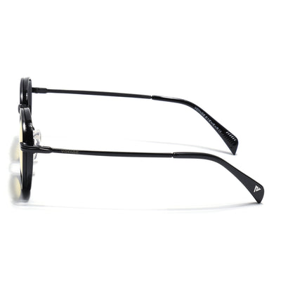 Captain | Yellow Tint Round Polarized Sunglasses - PMG7251