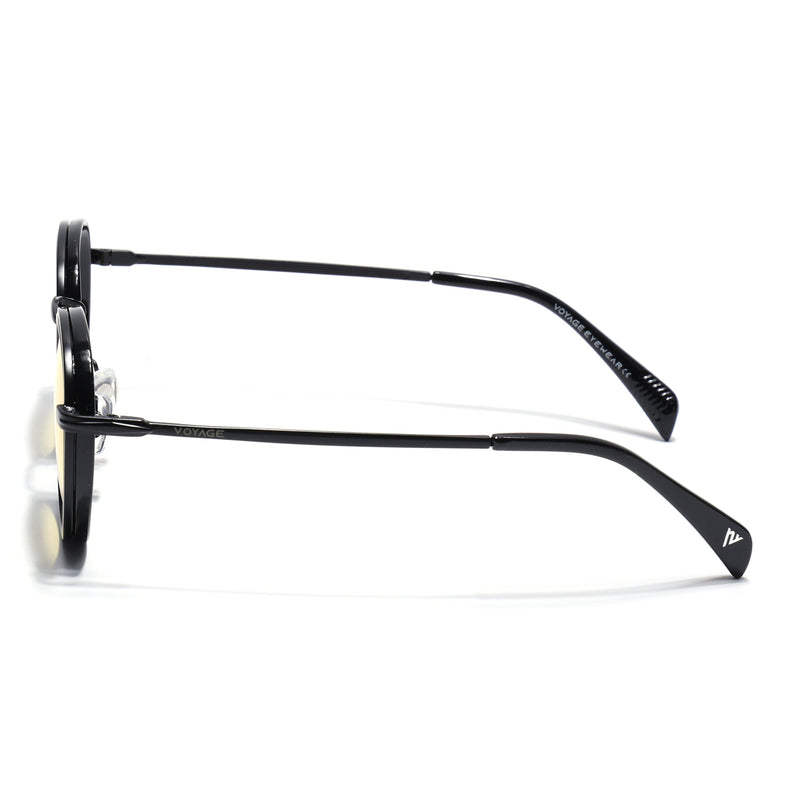 Captain | Yellow Tint Round Polarized Sunglasses - PMG7251