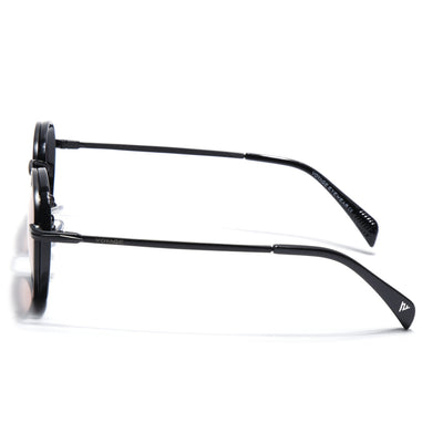 Captain | Brown Round Polarized Sunglasses - PMG7253