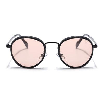 Captain | Brown Round Polarized Sunglasses - PMG7253