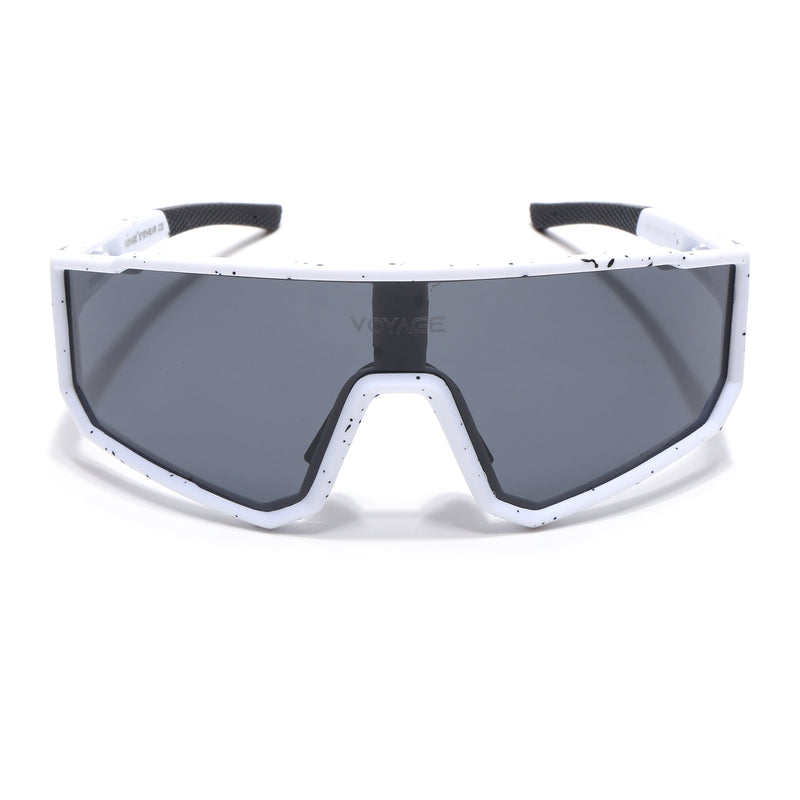 Drift Sunglasses  (Black Lens | White Frame - PMG6054)