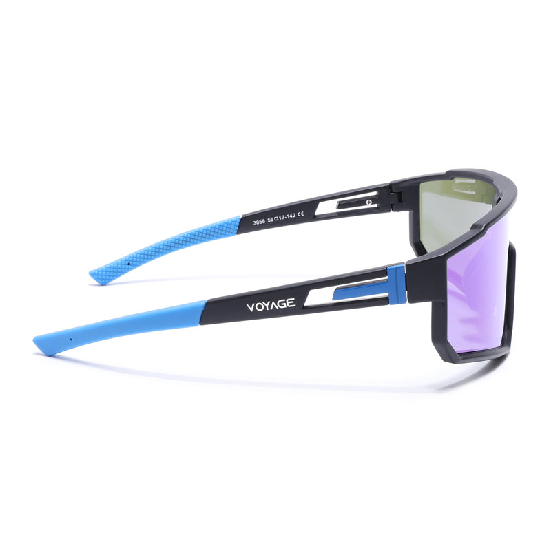 Drift Sunglasses (Multicolor Lens | Black Frame - PMG6055)
