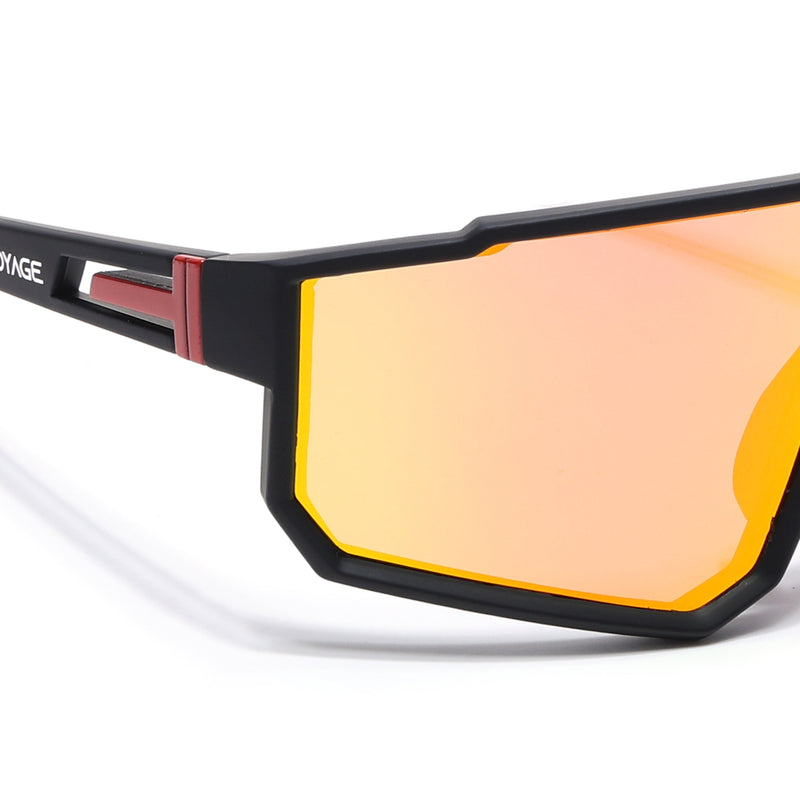 Drift Sunglasses (Multicolor Lens | Black Frame - PMG6058)