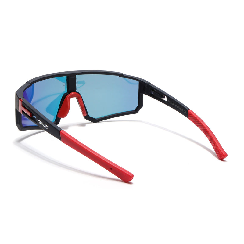Drift Sunglasses (Multicolor Lens | Black Frame - PMG6058)