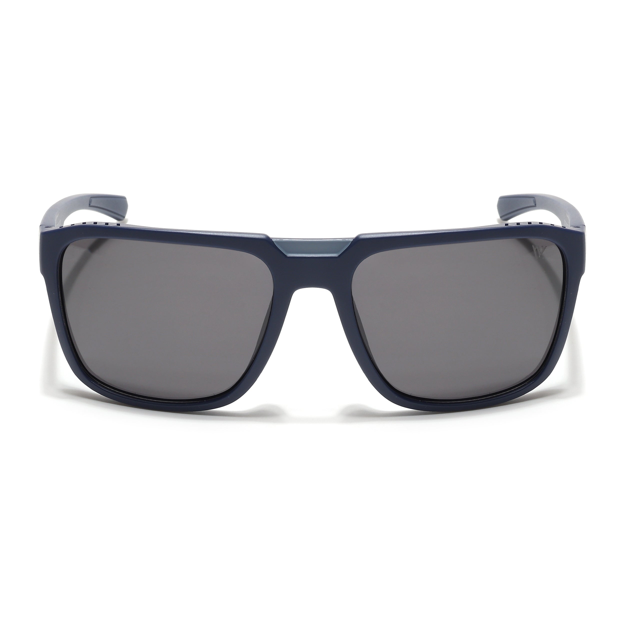 PolarX | Navy Blue Square Polarized Sunglasses | Black Lens - PMG6603