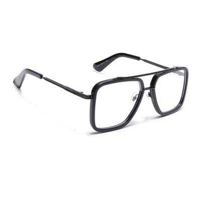 Voyage Black Wayfarer Eyeglasses for Men & Women (3240MG5214-C1)