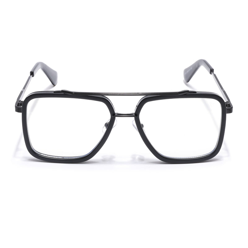 Voyage Black Wayfarer Eyeglasses for Men & Women (3240MG5214-C1)