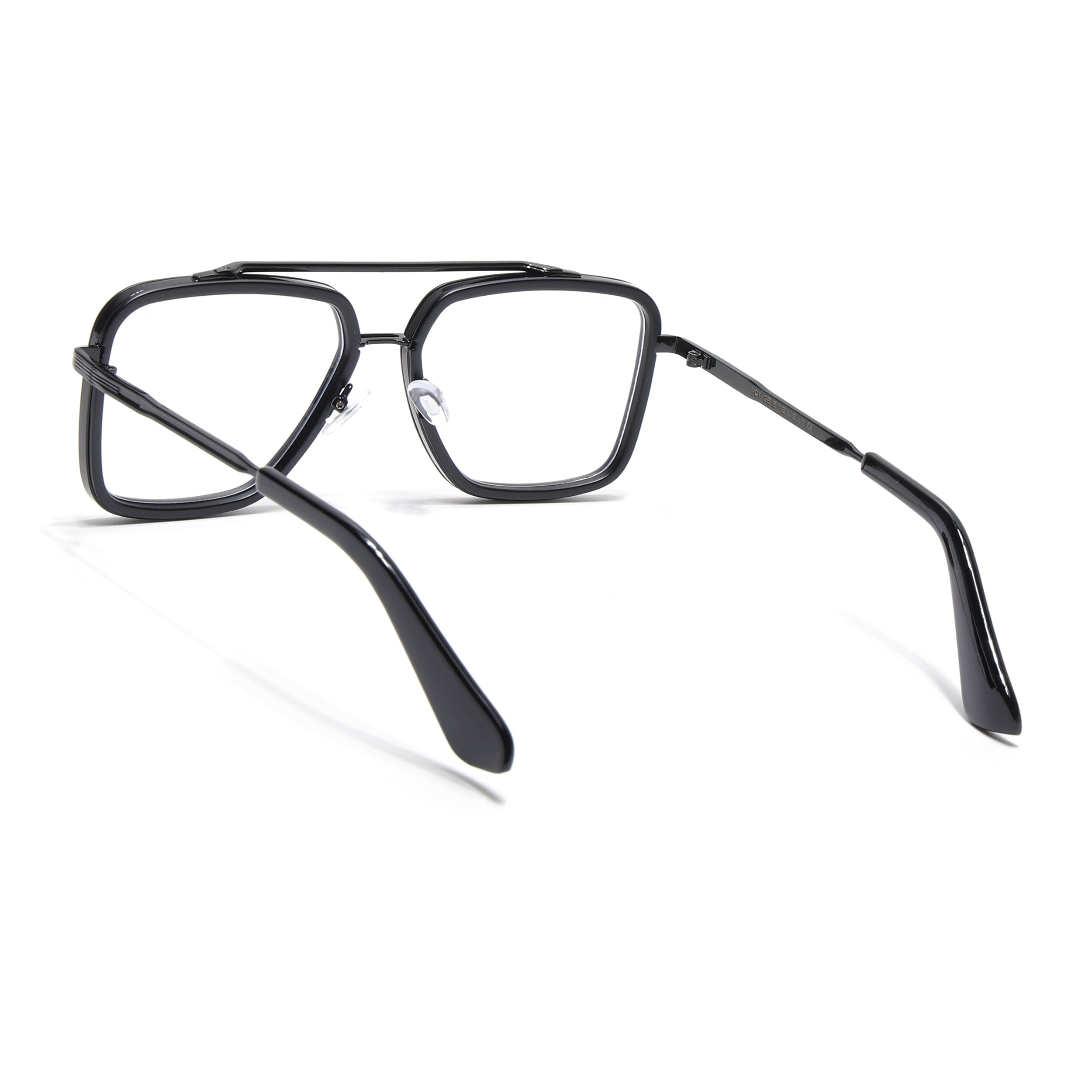 Voyage Black Wayfarer Eyeglasses for Men & Women (3240MG5214-C1)