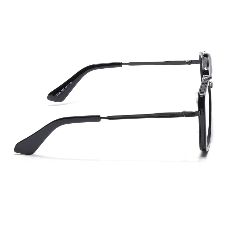 Voyage Black Wayfarer Eyeglasses for Men & Women (3240MG5214-C1)
